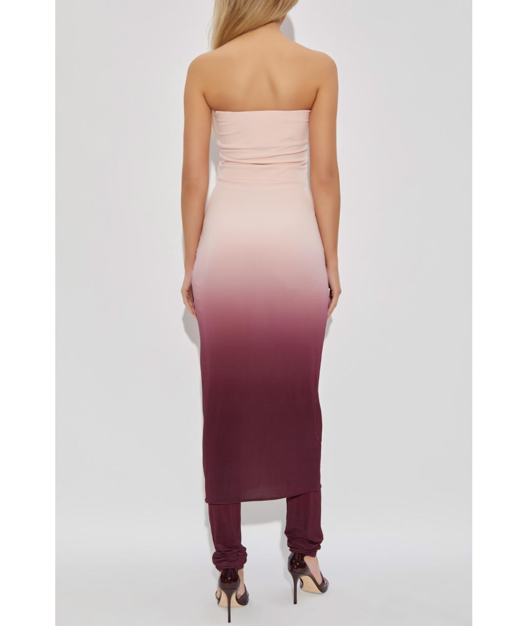 ALAIA Розовый вискозный комбинезон, фото 9