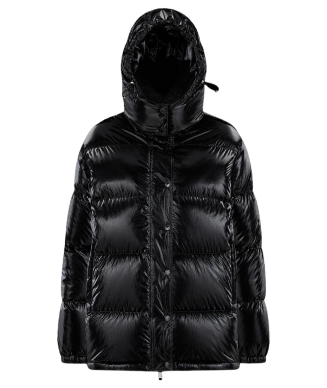 MONCLER Черная полиамидовая куртка, фото 1
