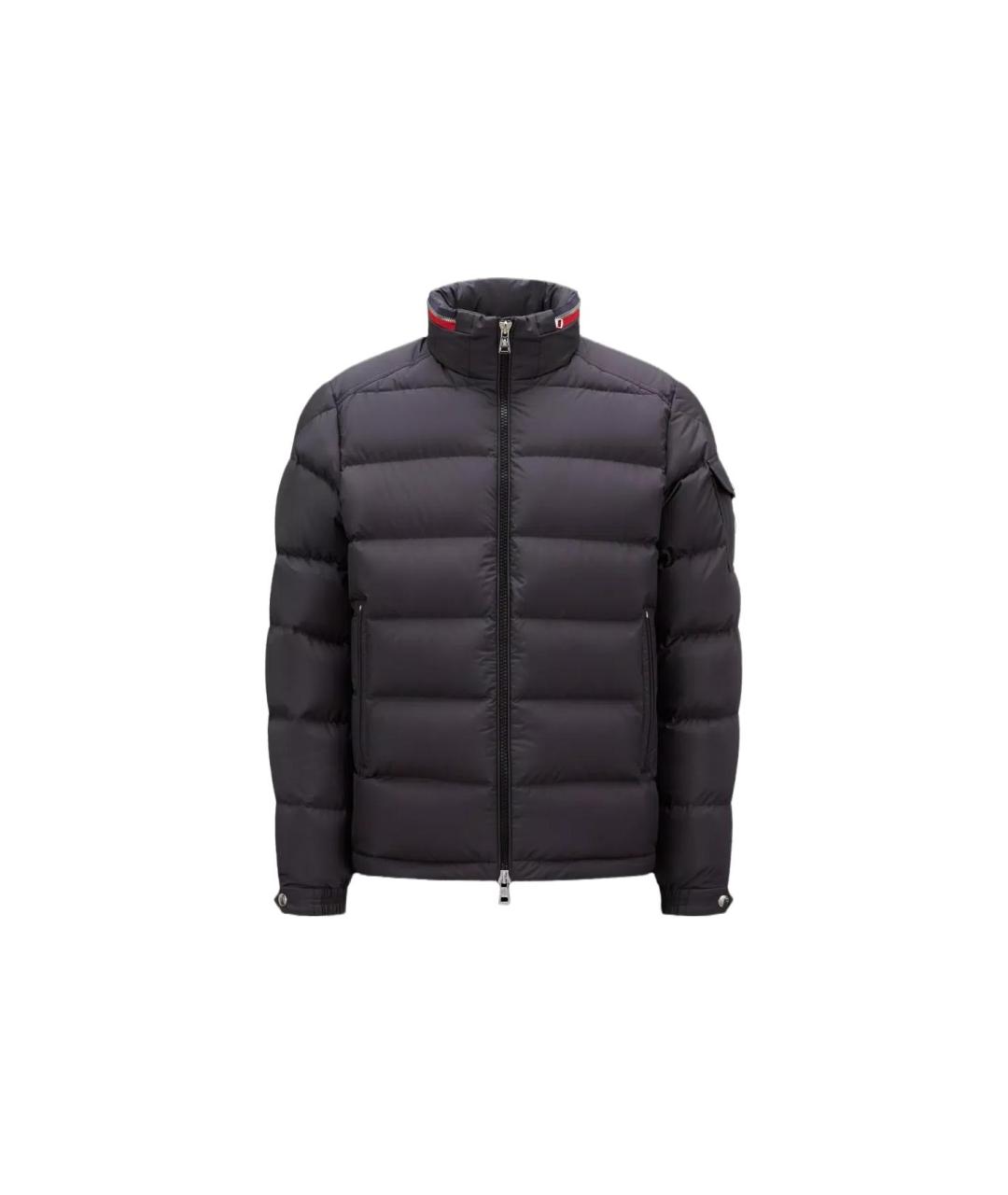 MONCLER Черный пуховик, фото 1