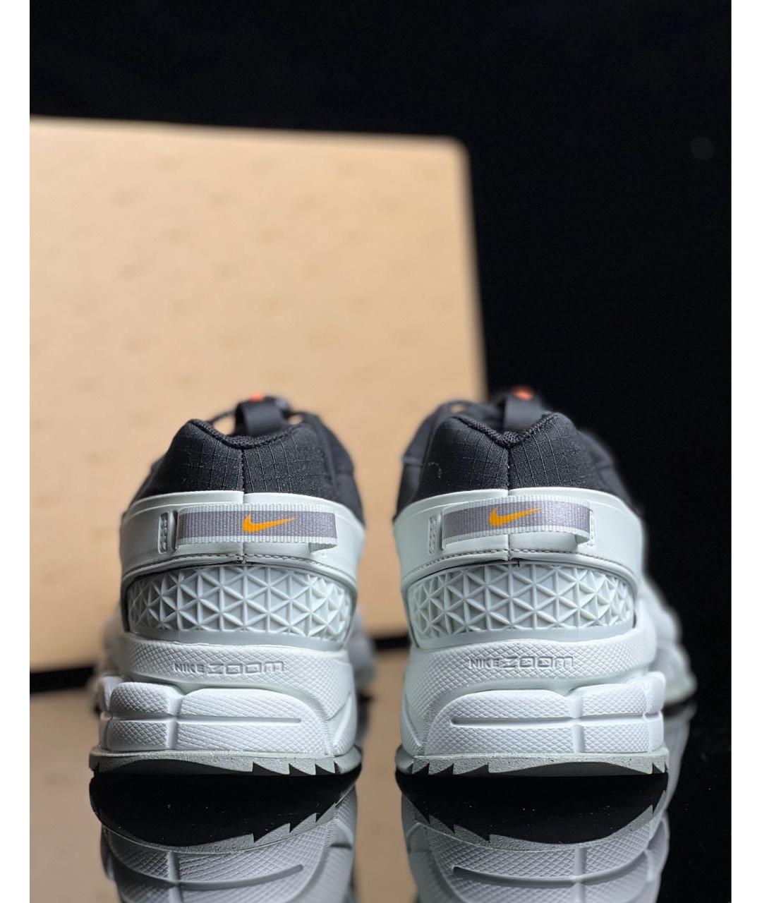 NIKE Черные текстильные низкие кроссовки / кеды, фото 7