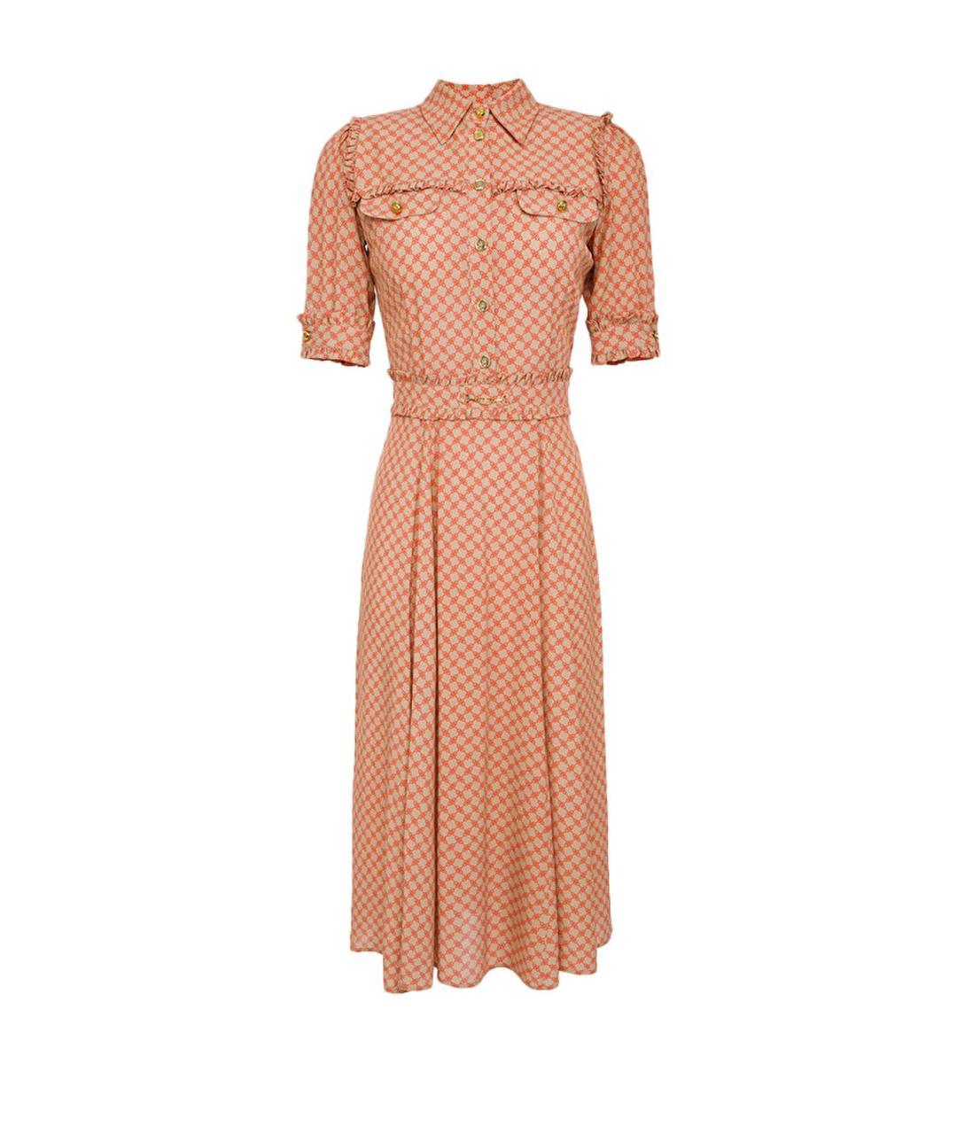 ELISABETTA FRANCHI Мульти вискозное повседневное платье, фото 7