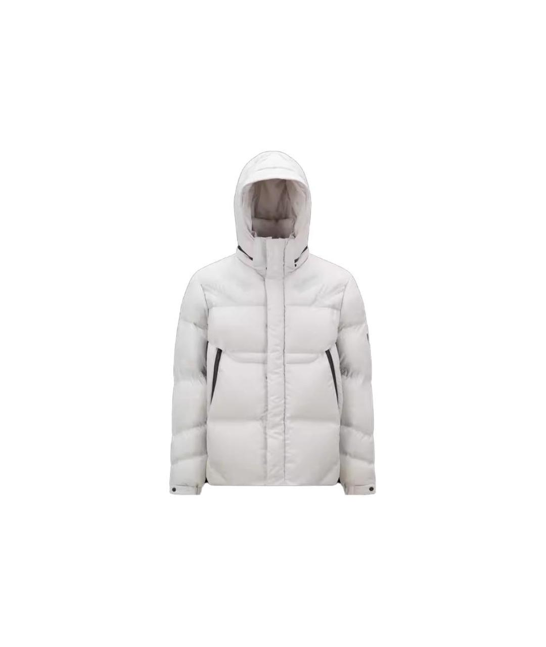 MONCLER Серый пуховик, фото 1