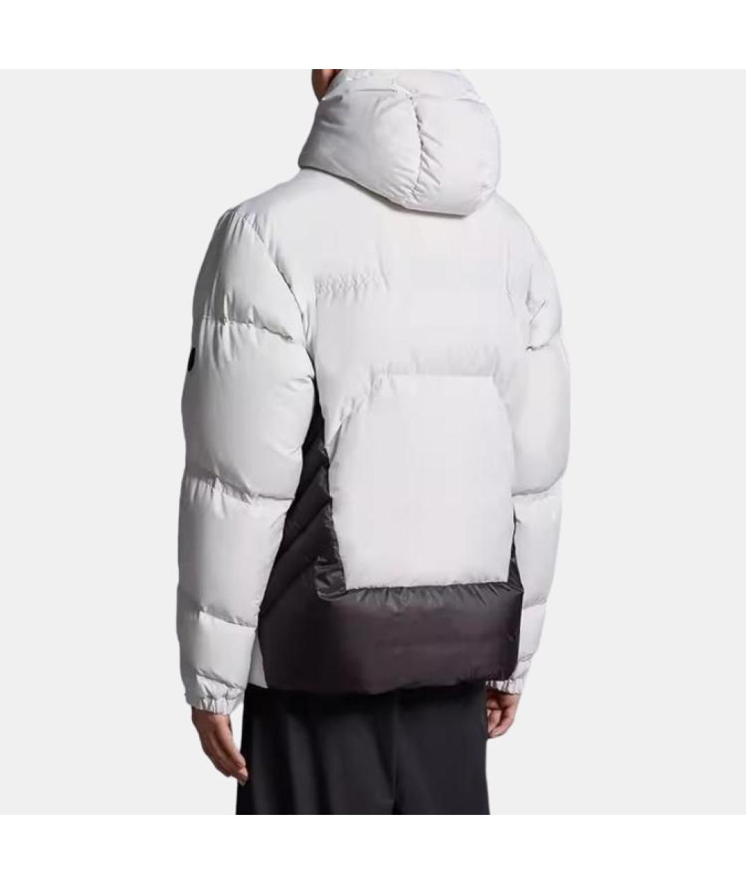 MONCLER Серый пуховик, фото 2