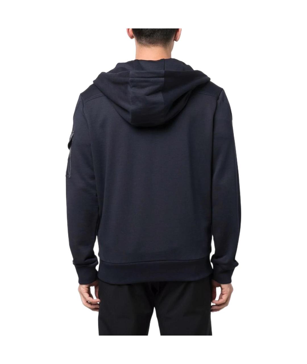 MONCLER Синий пуховик, фото 4