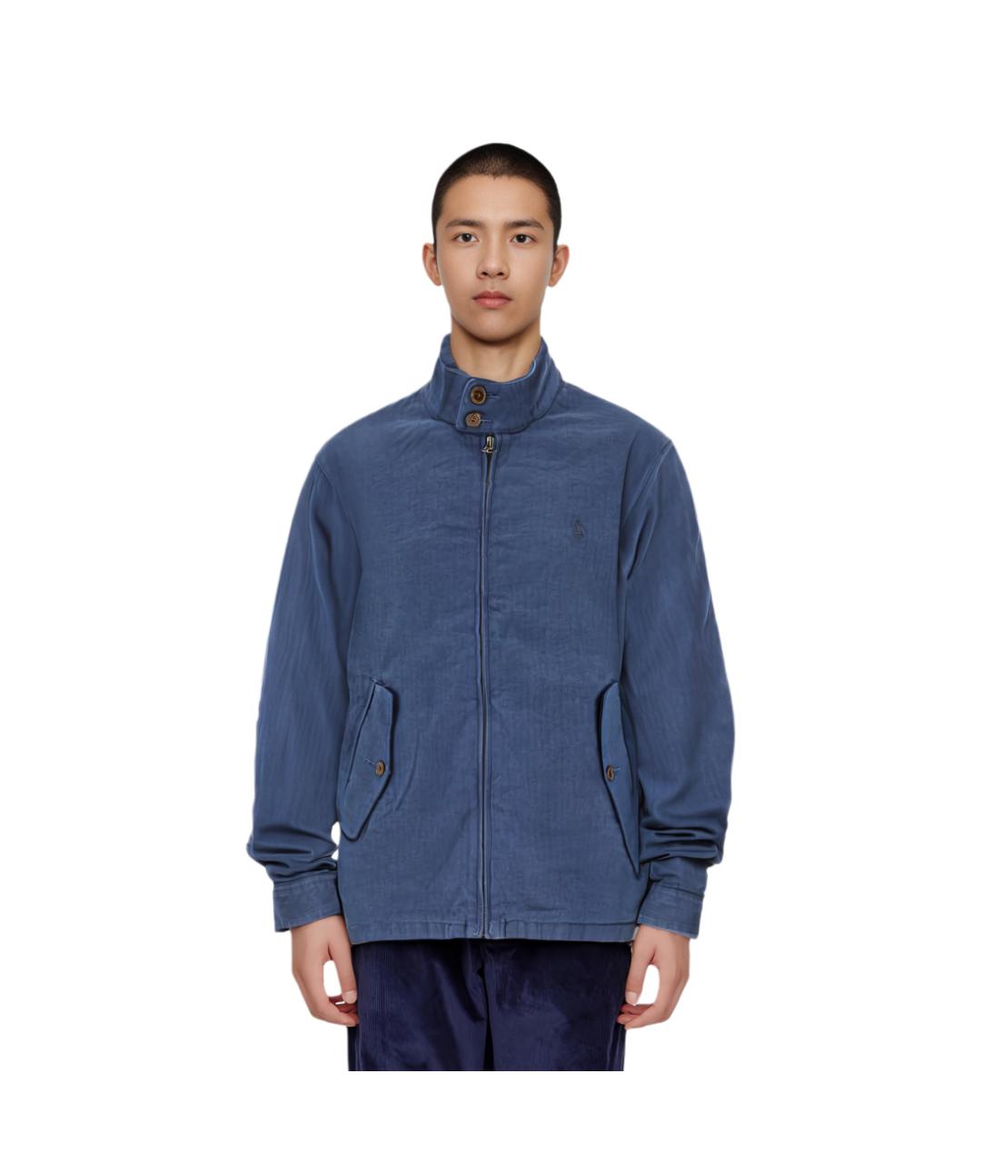 POLO RALPH LAUREN Синяя хлопковая куртка, фото 3