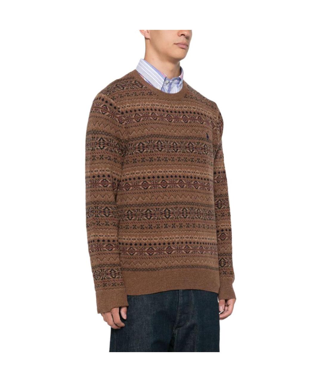 POLO RALPH LAUREN Бежевый джемпер / свитер, фото 4