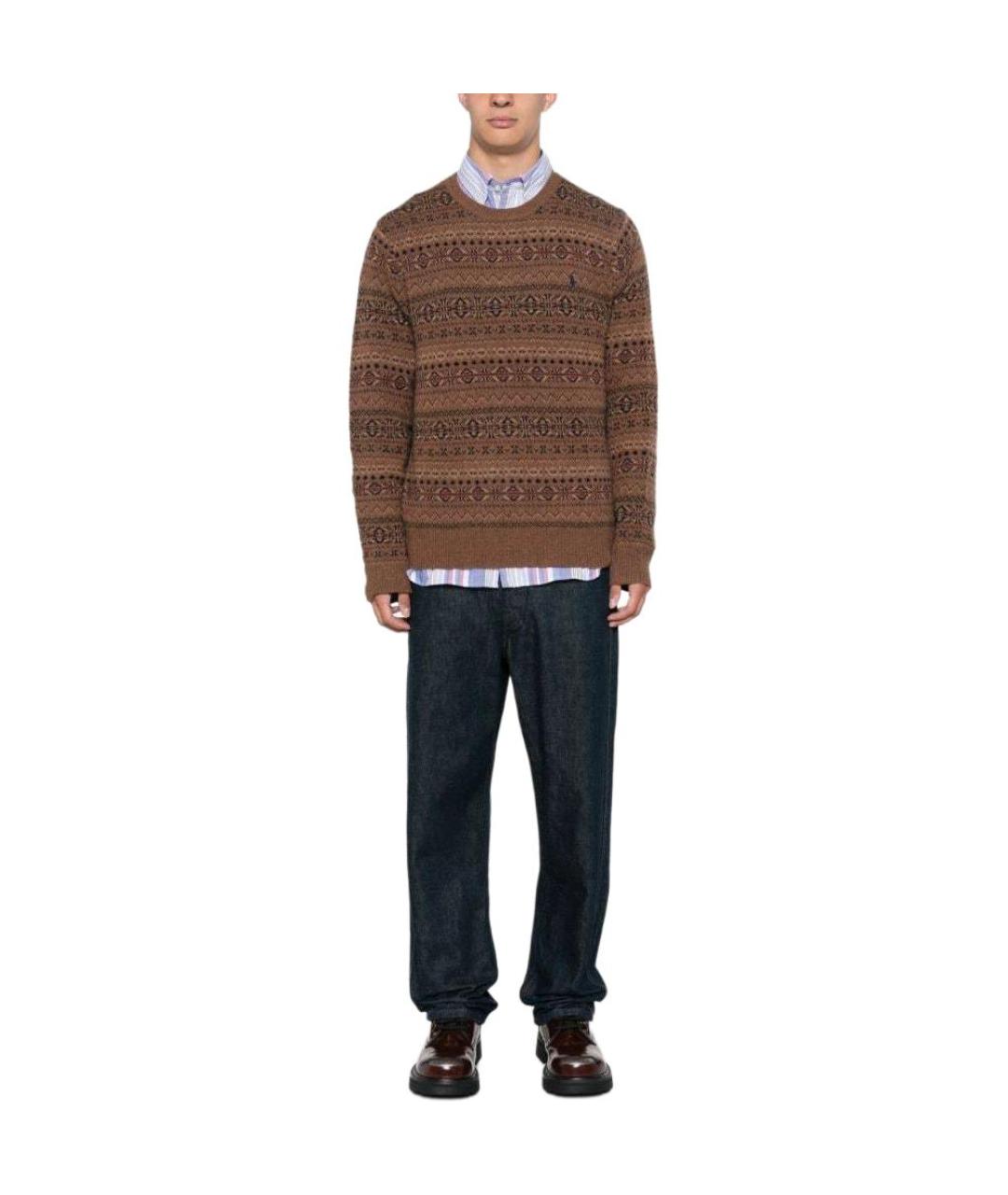 POLO RALPH LAUREN Бежевый джемпер / свитер, фото 2