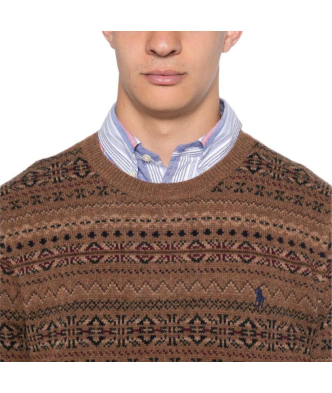 POLO RALPH LAUREN Бежевый джемпер / свитер, фото 5