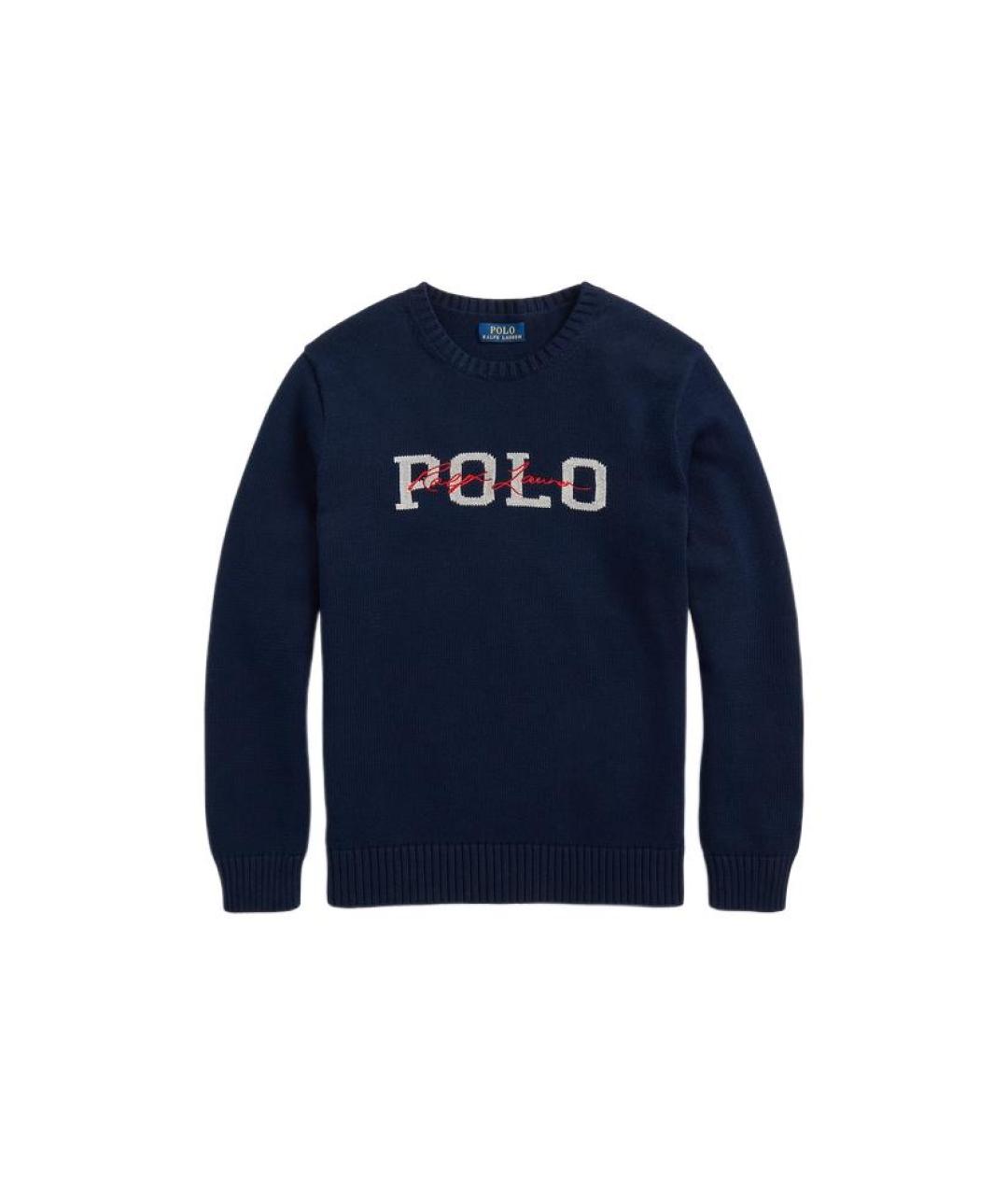 POLO RALPH LAUREN Темно-синий джемпер / свитер, фото 1