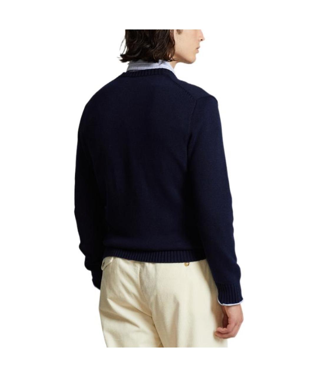 POLO RALPH LAUREN Темно-синий джемпер / свитер, фото 4