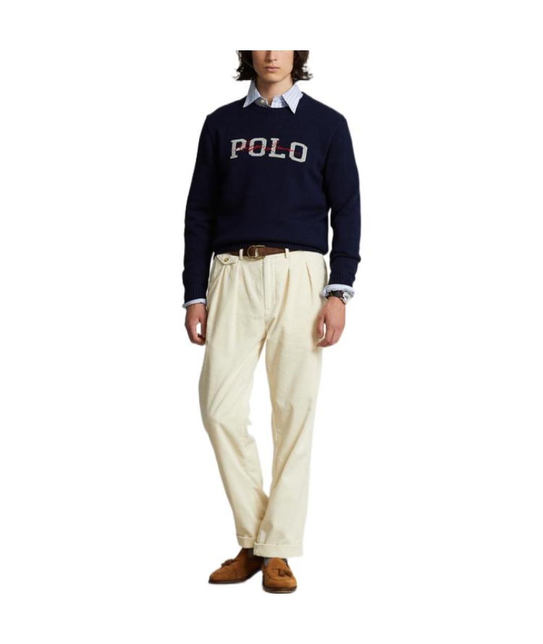 POLO RALPH LAUREN Темно-синий джемпер / свитер, фото 2