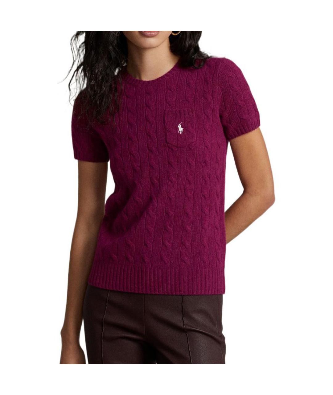 POLO RALPH LAUREN Бордовый джемпер / свитер, фото 2