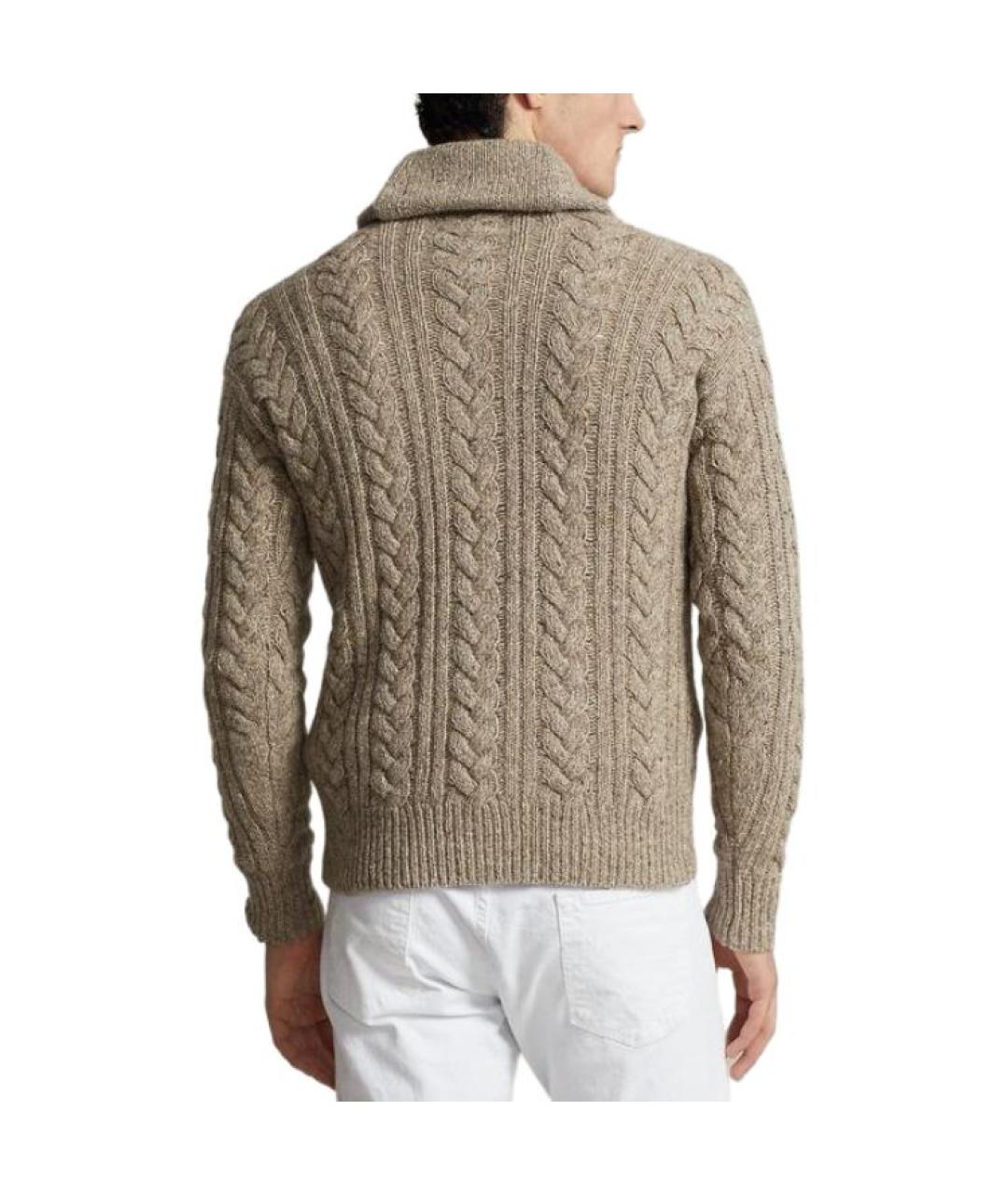 POLO RALPH LAUREN Бежевый джемпер / свитер, фото 3