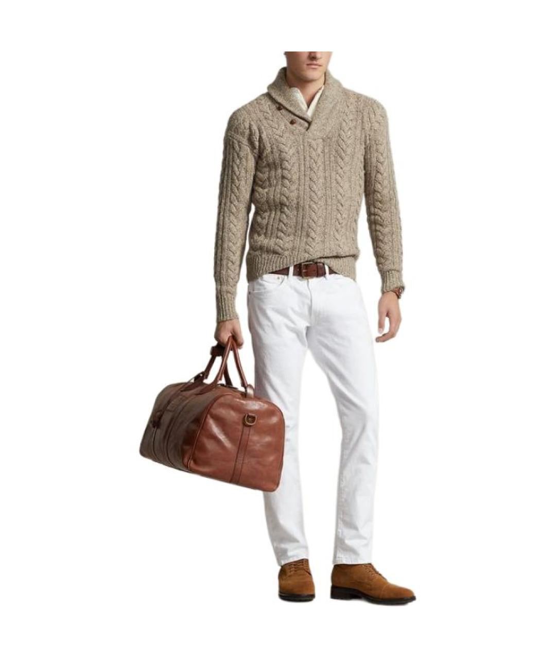 POLO RALPH LAUREN Бежевый джемпер / свитер, фото 2