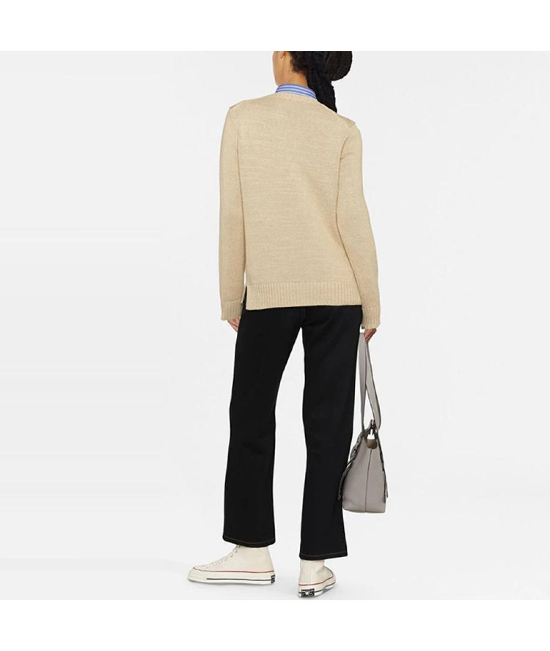 POLO RALPH LAUREN Коричневый джемпер / свитер, фото 3