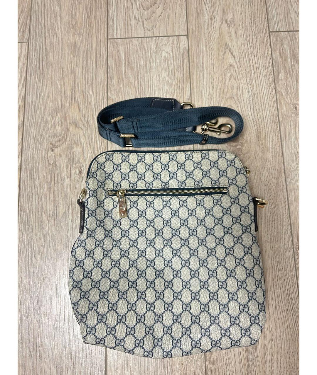 GUCCI Бежевая барсетка, фото 3