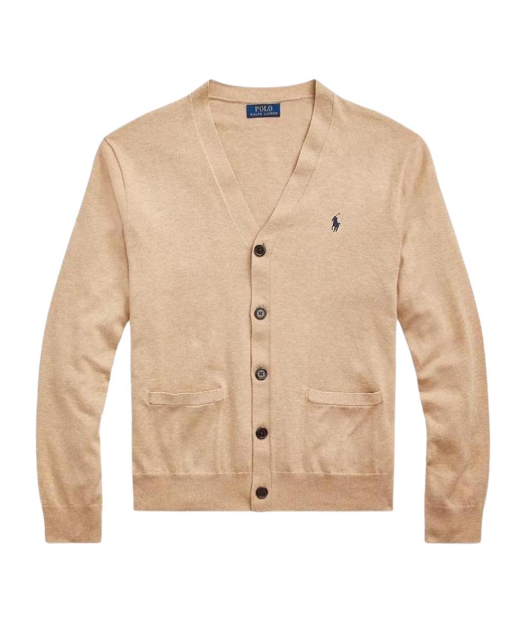 POLO RALPH LAUREN Бежевый кардиган, фото 1
