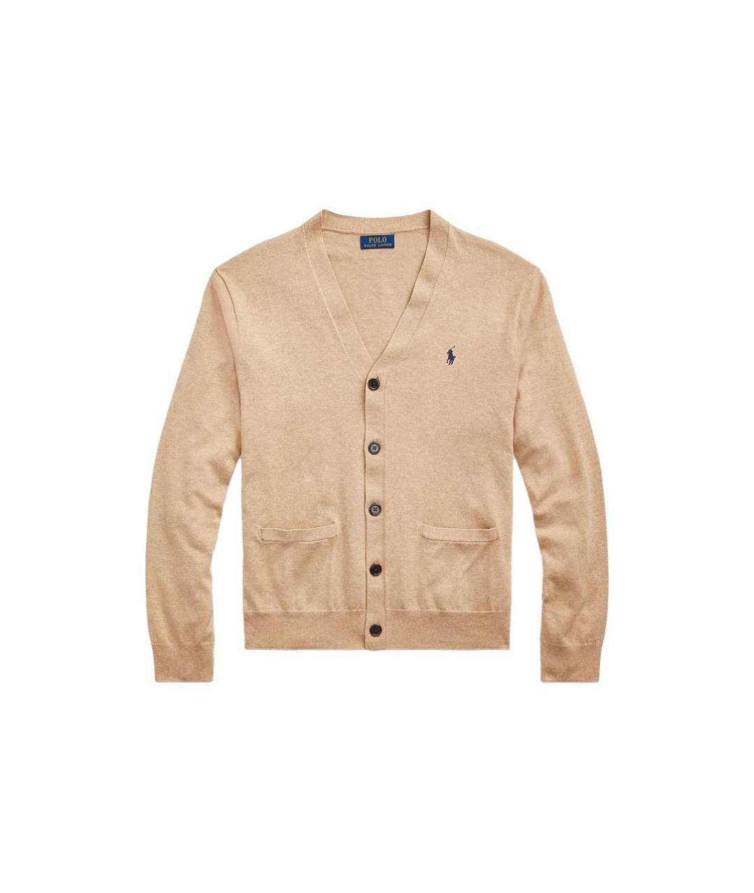 POLO RALPH LAUREN Бежевый кардиган, фото 3