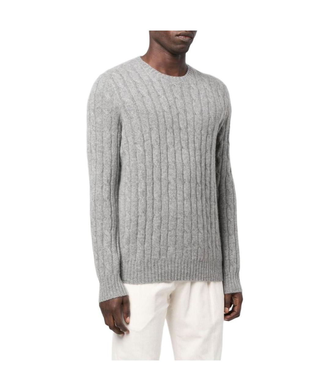 POLO RALPH LAUREN Серый шерстяной джемпер / свитер, фото 3