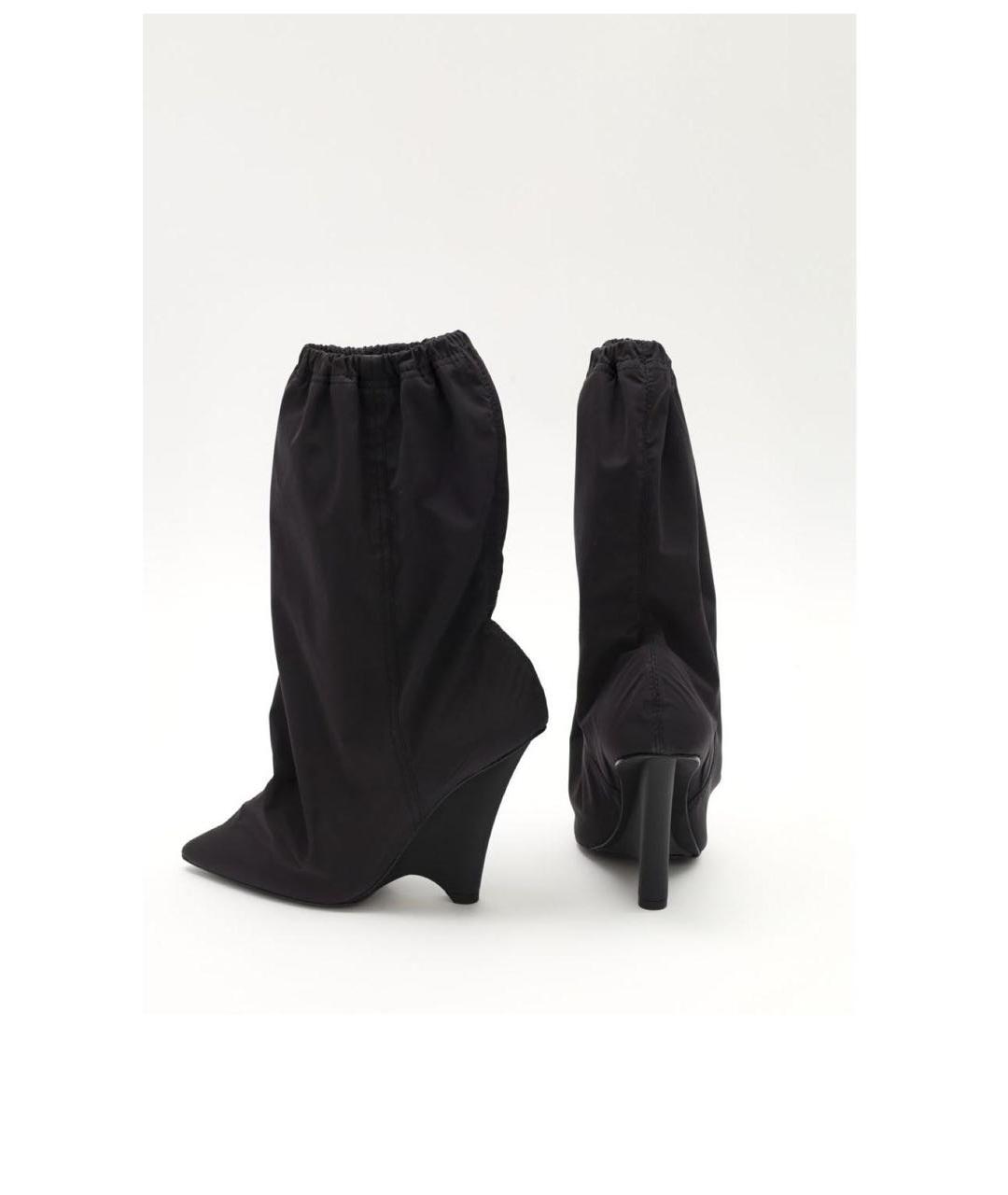 YEEZY Черные бархатные ботильоны, фото 4