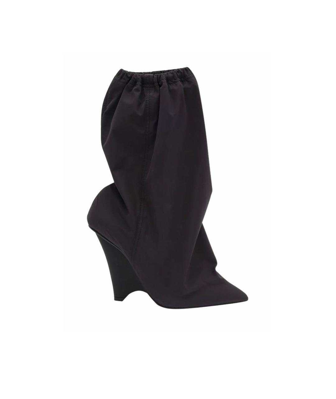 YEEZY Черные бархатные ботильоны, фото 7