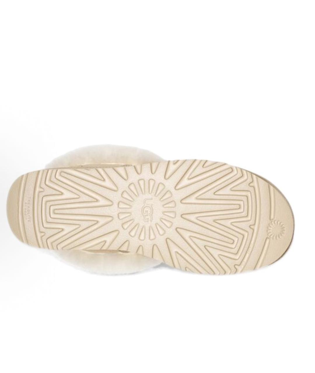 UGG AUSTRALIA Бежевые замшевые лоферы, фото 5