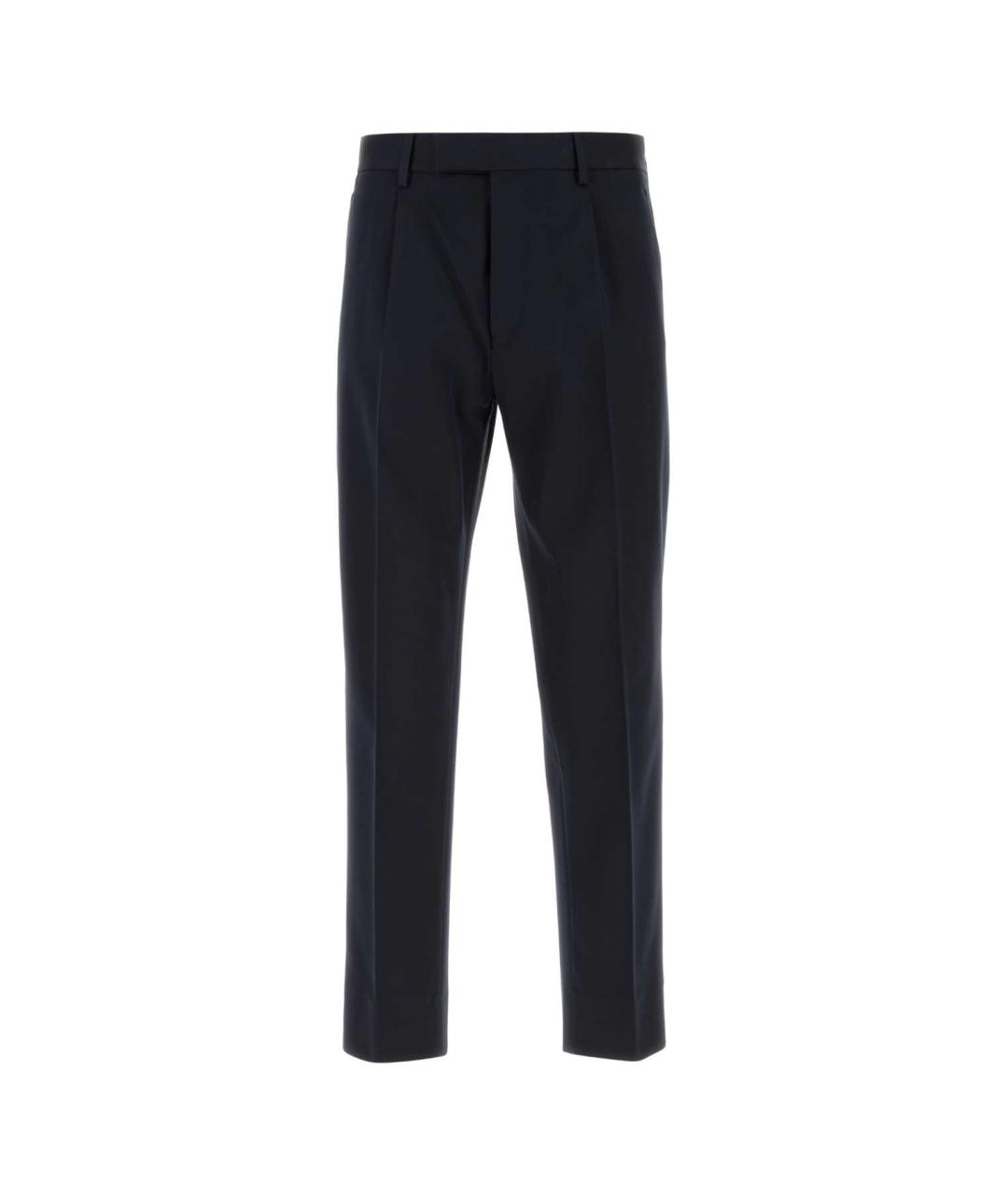 ZEGNA Синие хлопковые повседневные брюки, фото 1