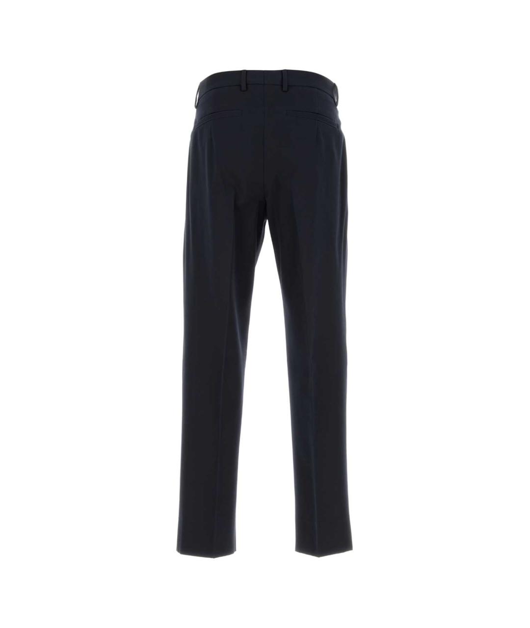 ZEGNA Синие хлопковые повседневные брюки, фото 2