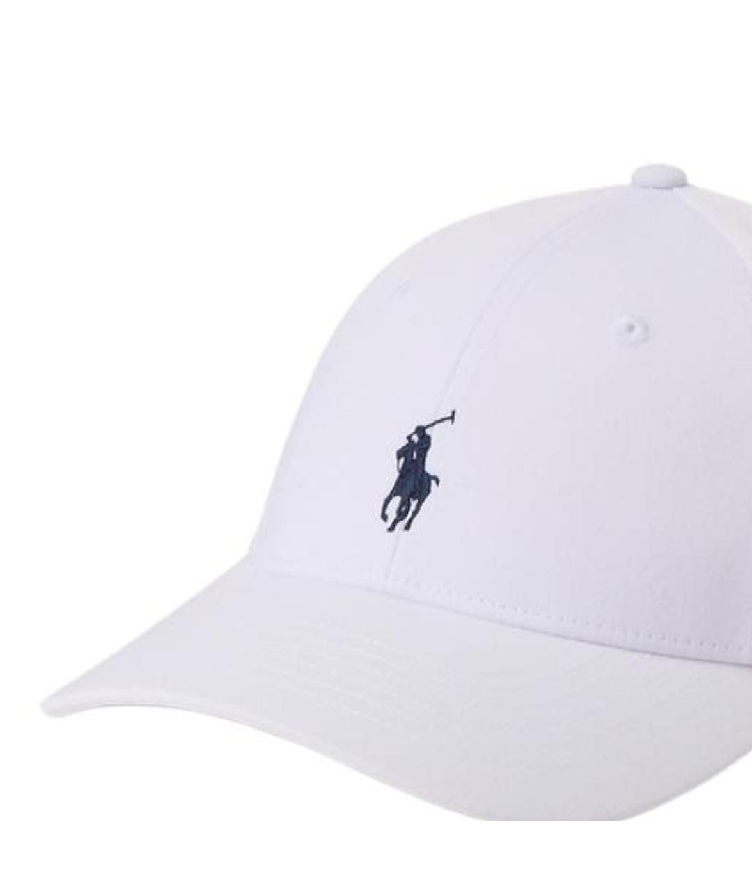 POLO RALPH LAUREN Белая хлопковая кепка, фото 3