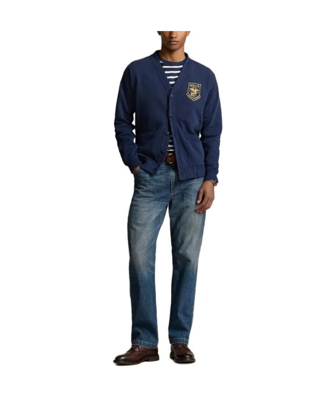 POLO RALPH LAUREN Темно-синий кардиган, фото 2