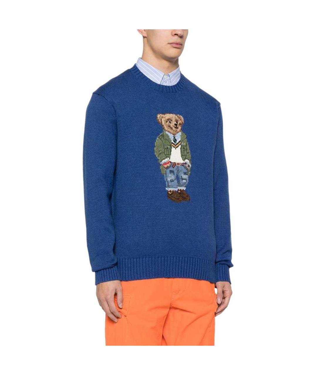 POLO RALPH LAUREN Синий джемпер / свитер, фото 4