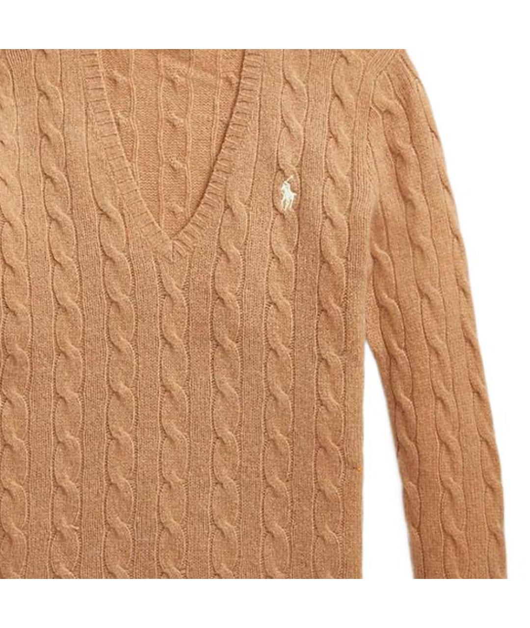 POLO RALPH LAUREN Коричневый джемпер / свитер, фото 7