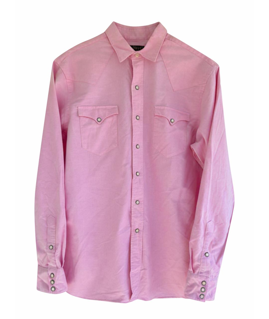 POLO RALPH LAUREN Розовая хлопковая кэжуал рубашка, фото 1