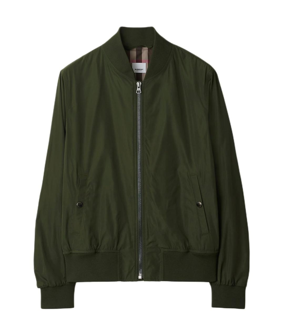 BURBERRY Зеленая куртка, фото 1