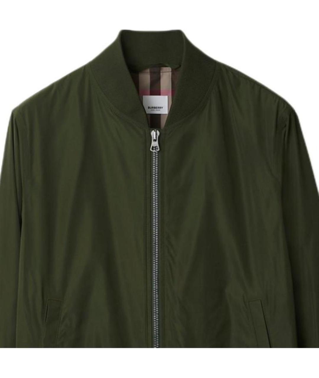 BURBERRY Зеленая куртка, фото 2