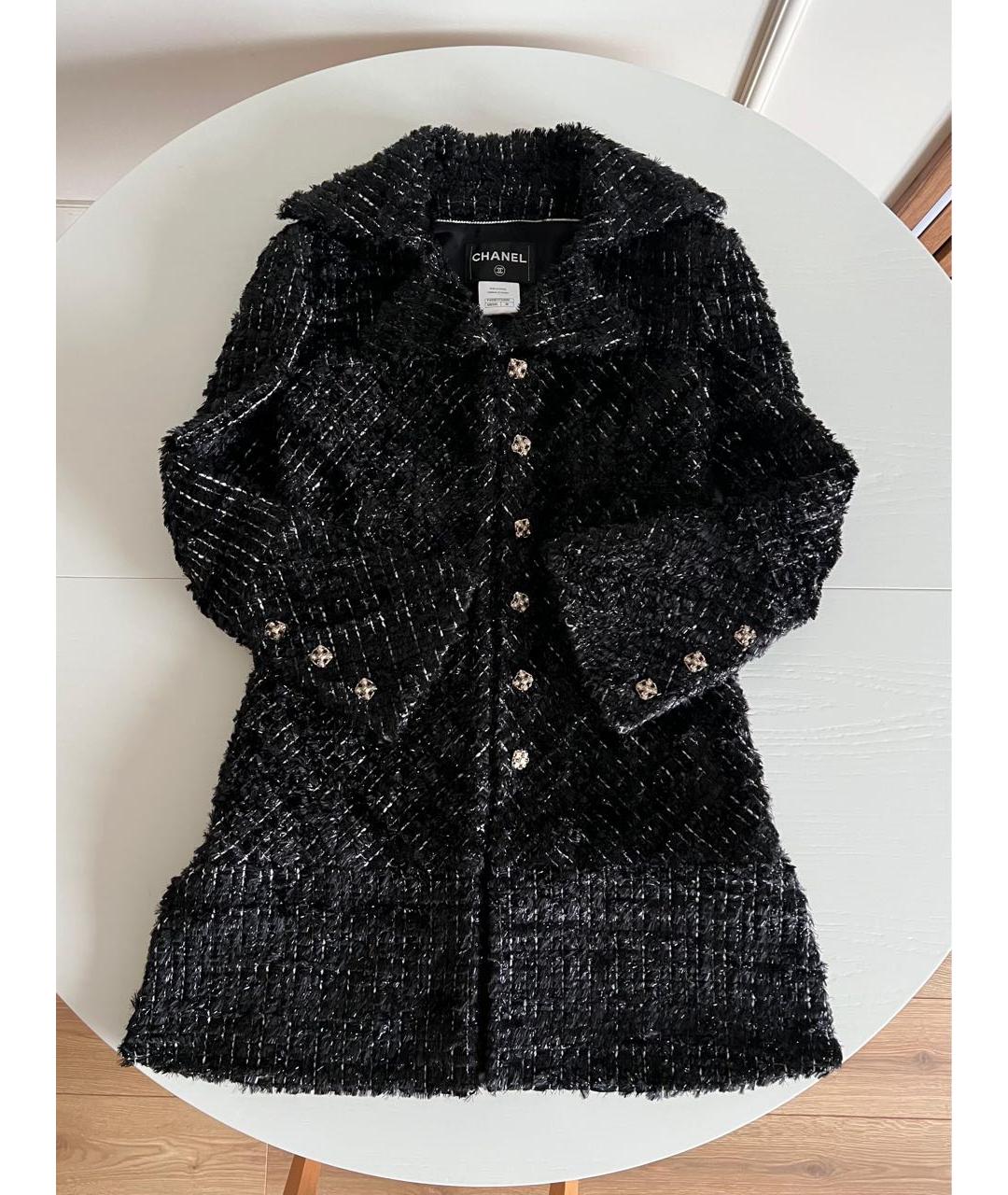 CHANEL Черный твидовый жилет, фото 3