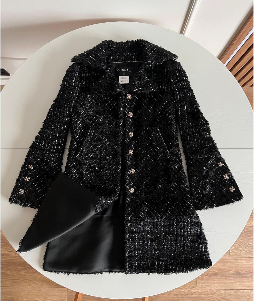 CHANEL Черный твидовый жилет, фото 2