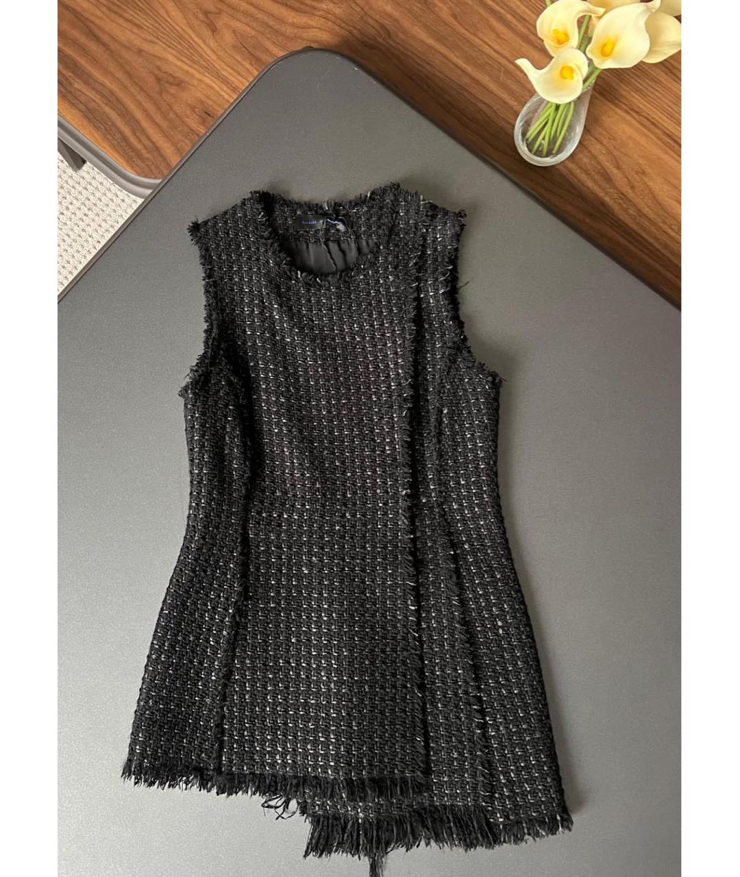 PROENZA SCHOULER Черное твидовое платье, фото 3