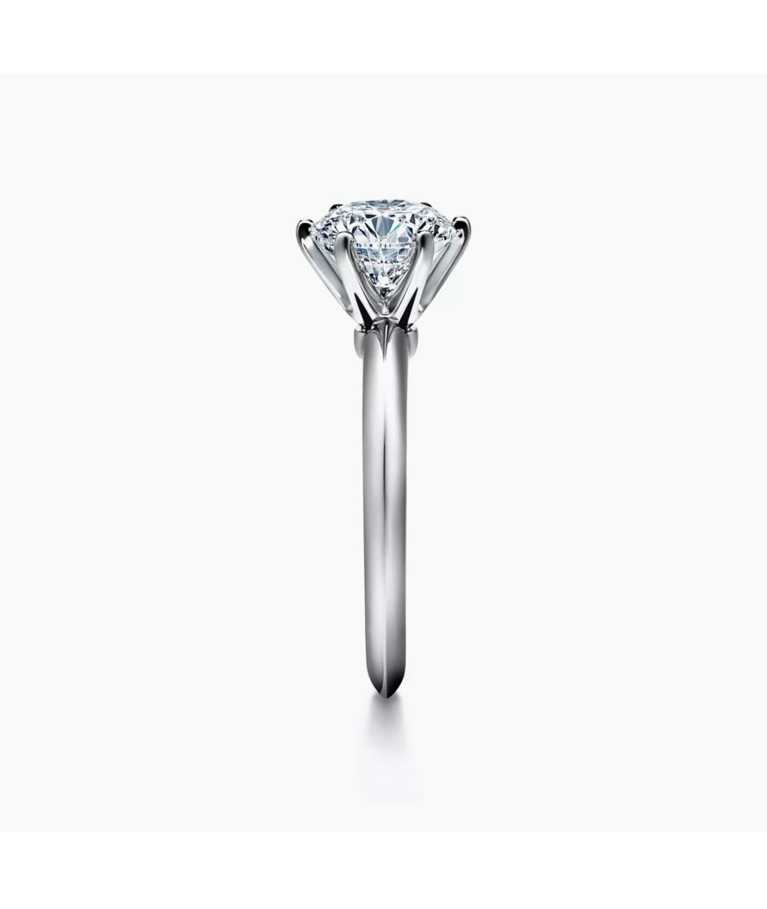 TIFFANY&CO Серебряное платиновое кольцо, фото 3