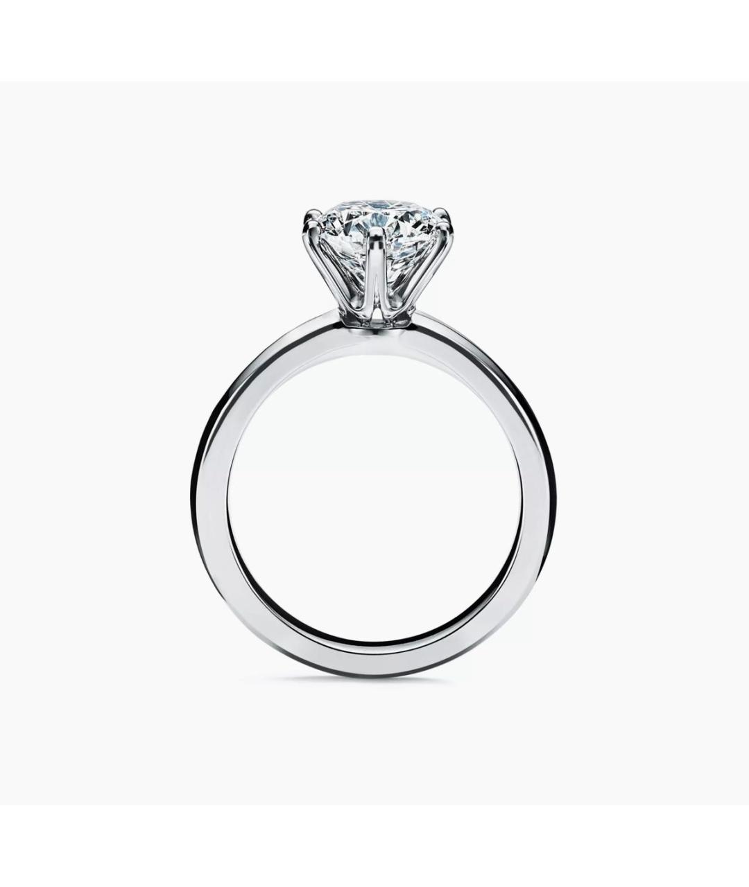 TIFFANY&CO Серебряное платиновое кольцо, фото 2