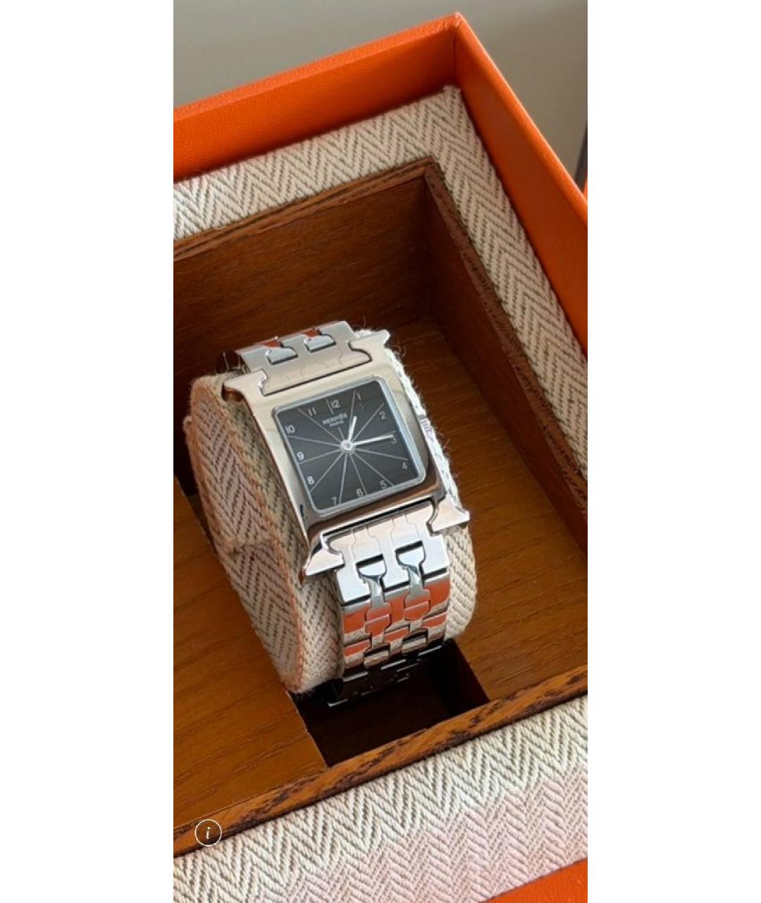 HERMES Серебряные часы, фото 3