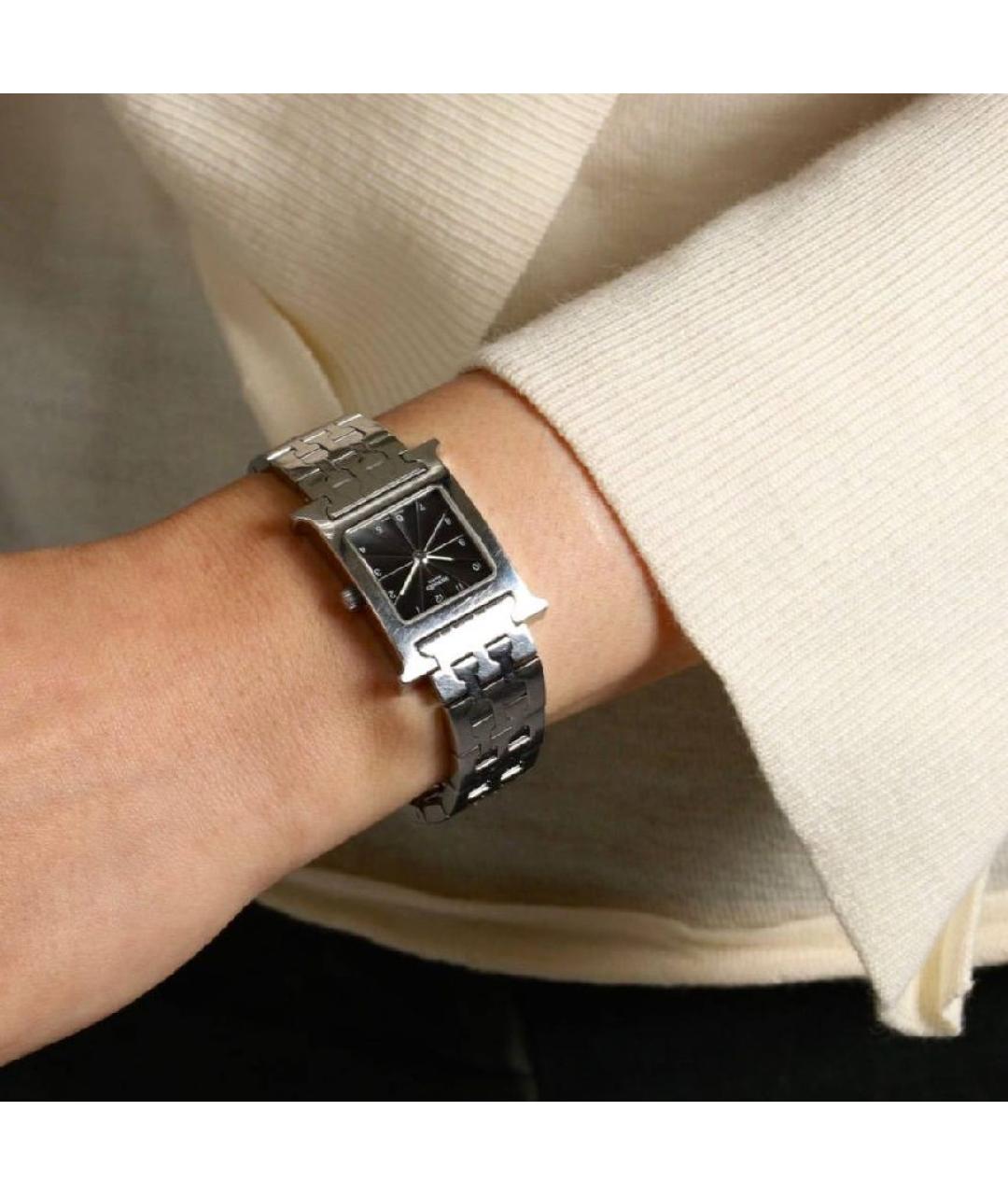 HERMES Серебряные часы, фото 2