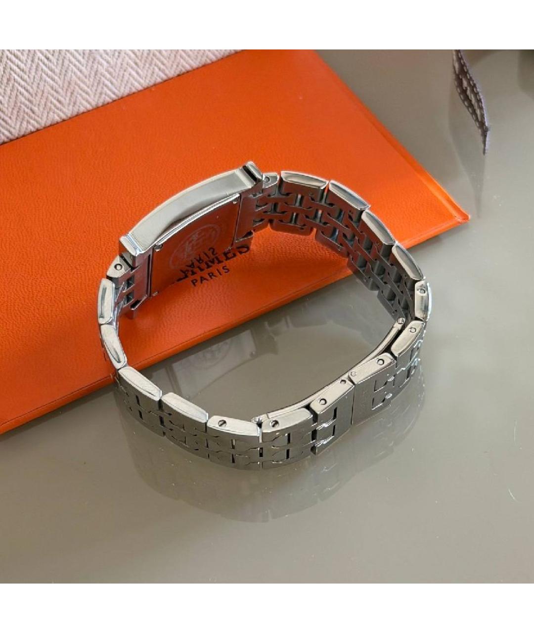 HERMES Серебряные часы, фото 4