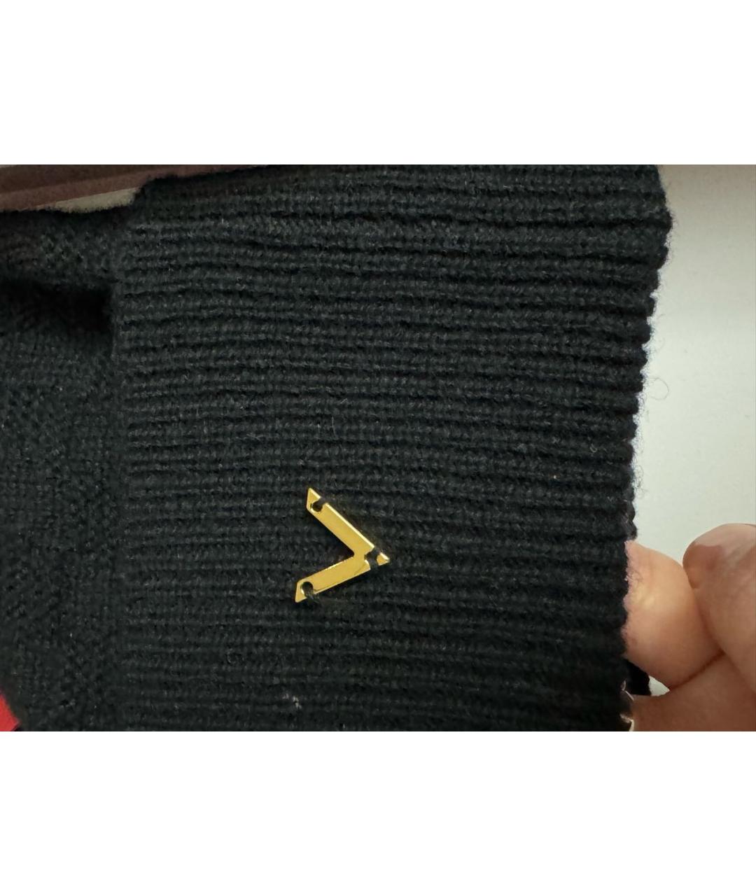 VALENTINO Черная шерстяная шапка, фото 4