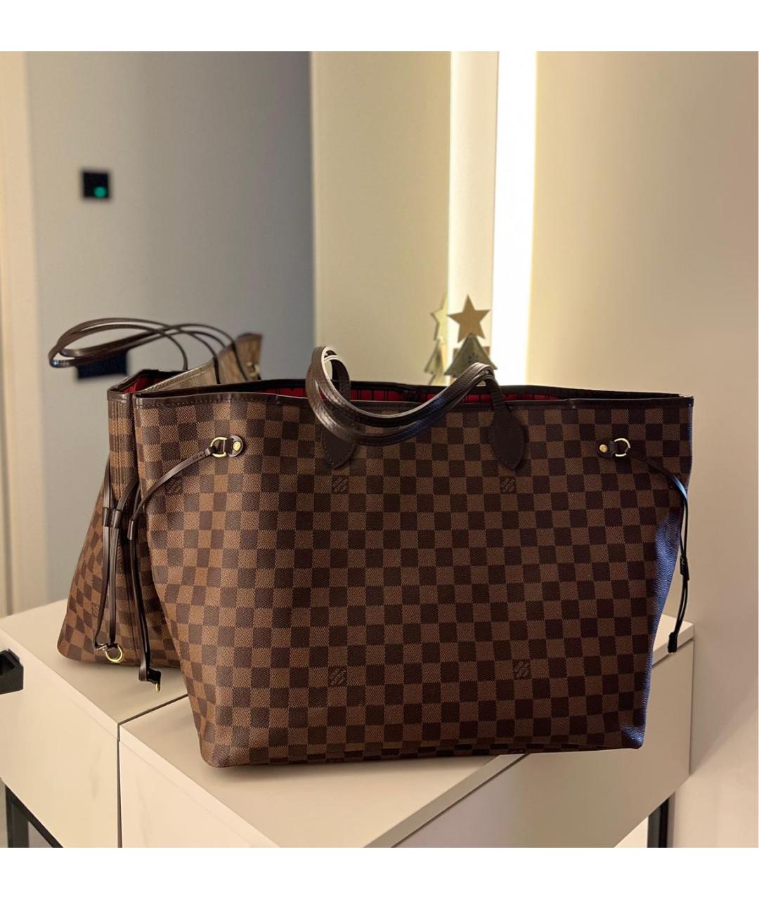 LOUIS VUITTON Коричневая сумка через плечо, фото 2