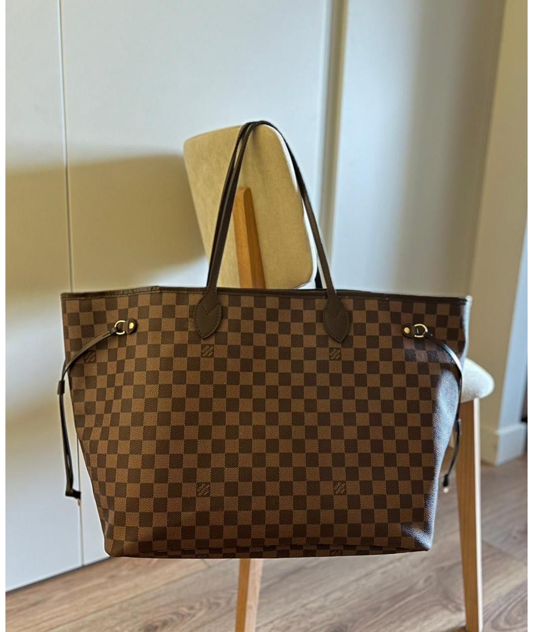 LOUIS VUITTON Коричневая сумка через плечо, фото 4