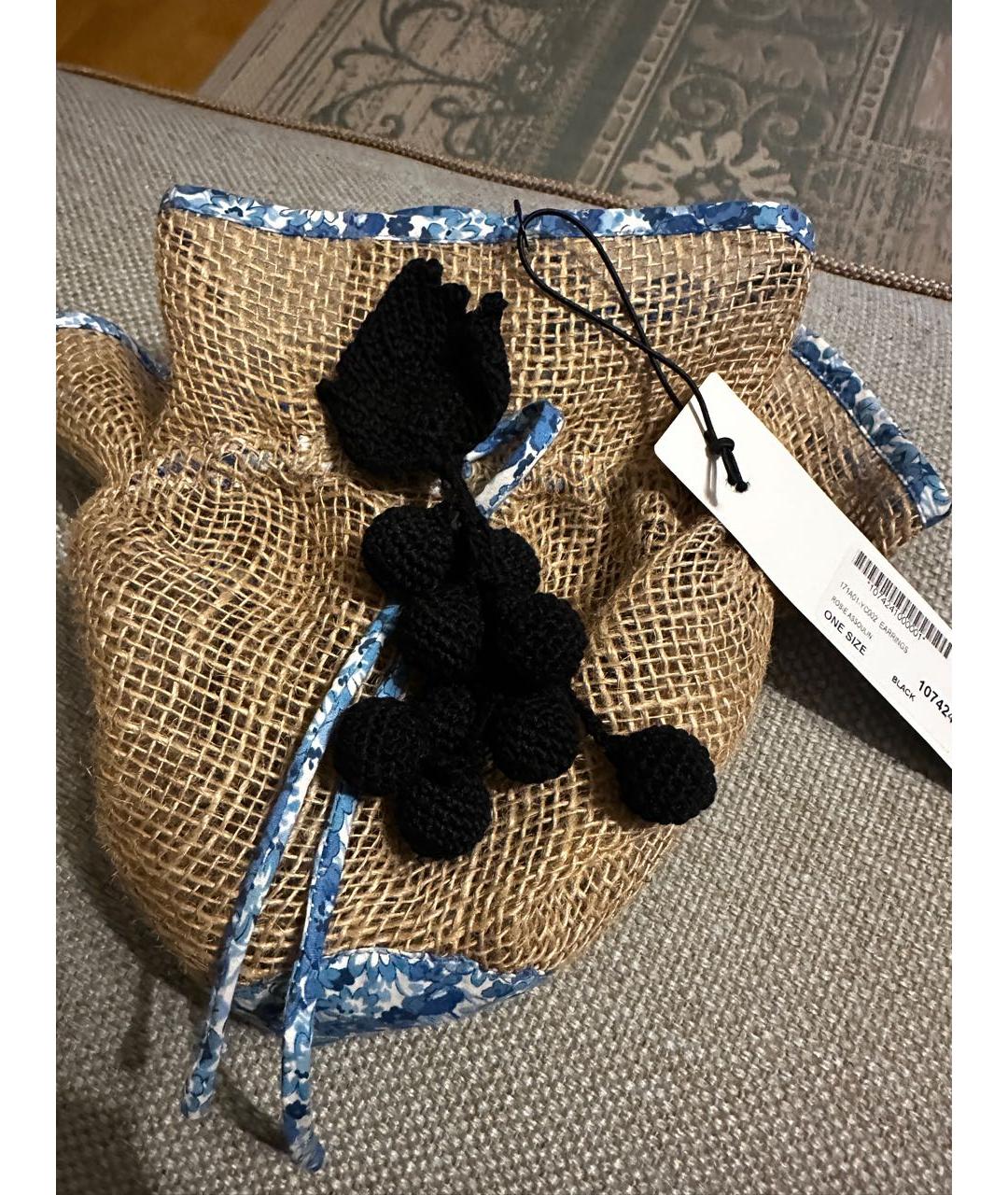 ROSIE ASSOULIN Черные серьги, фото 5