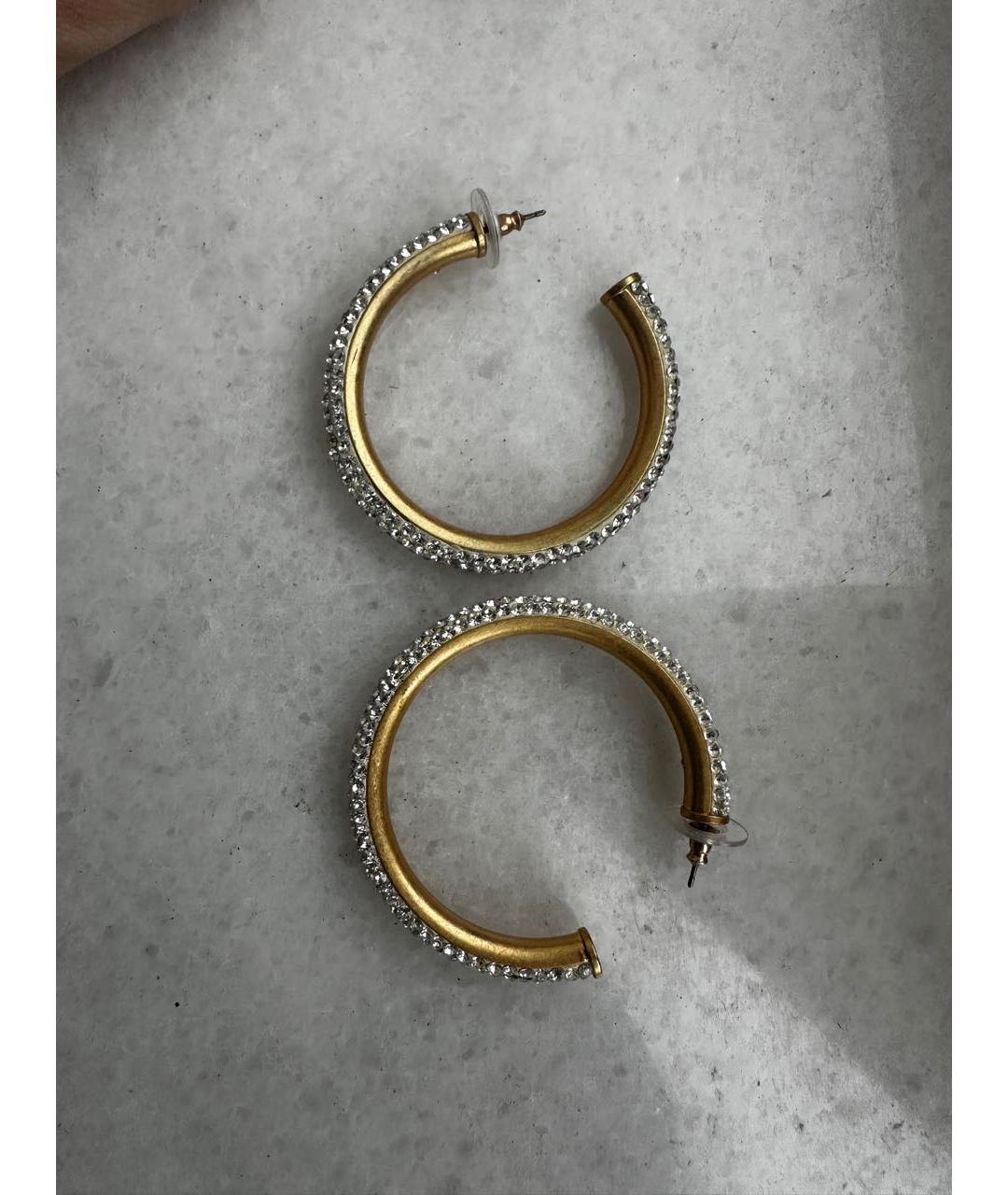 KATE SPADE Золотые металлические серьги, фото 2