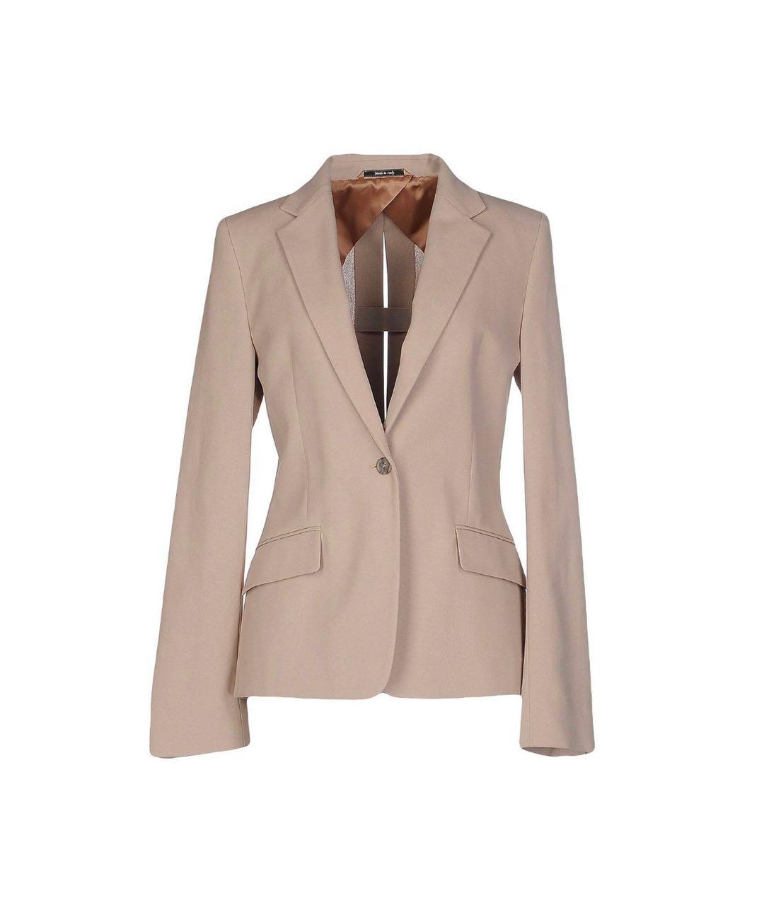 MM6 MAISON MARGIELA Бежевый хлопковый жакет/пиджак, фото 8