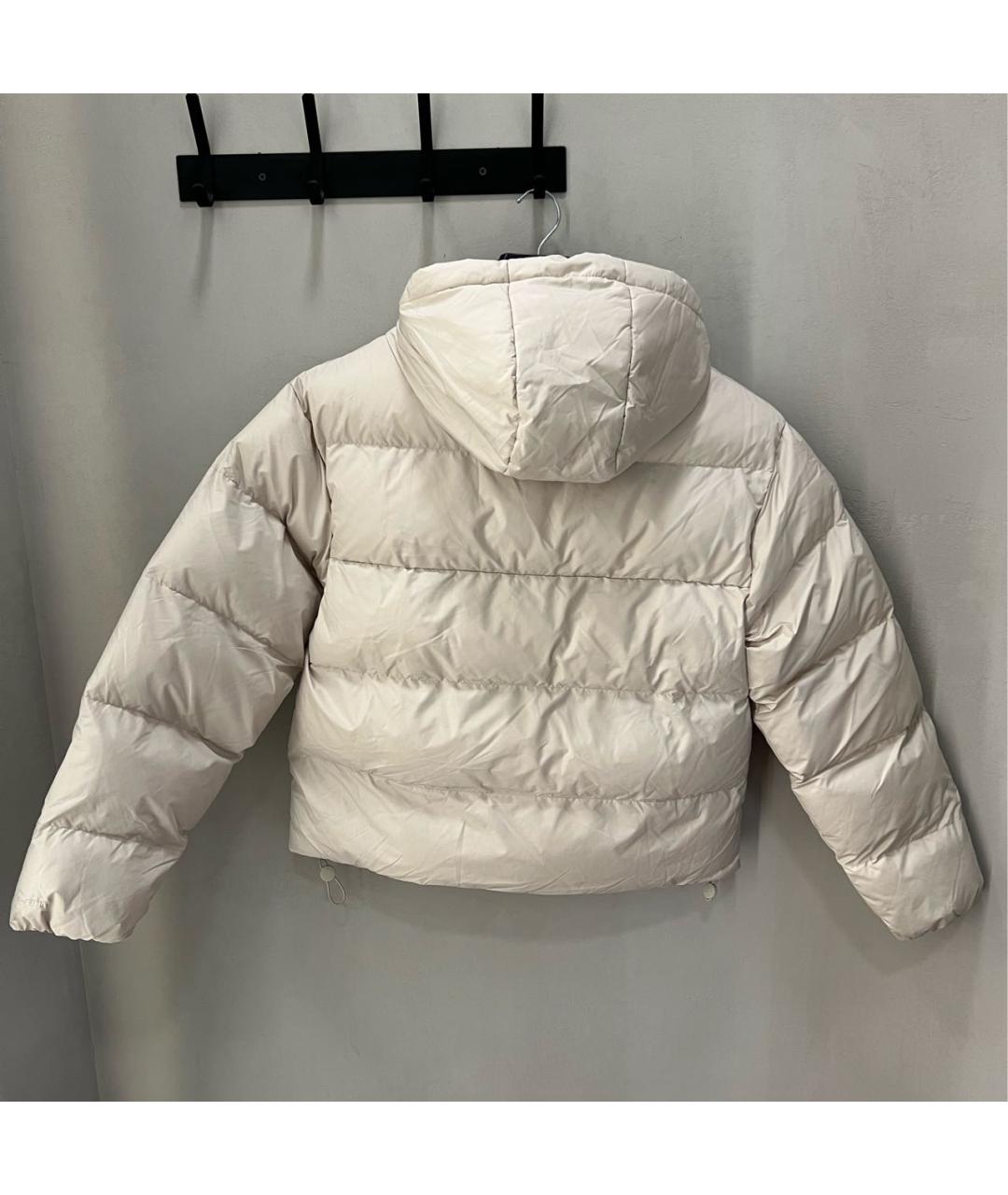 NIKE Бежевый полиэстеровый пуховик, фото 2